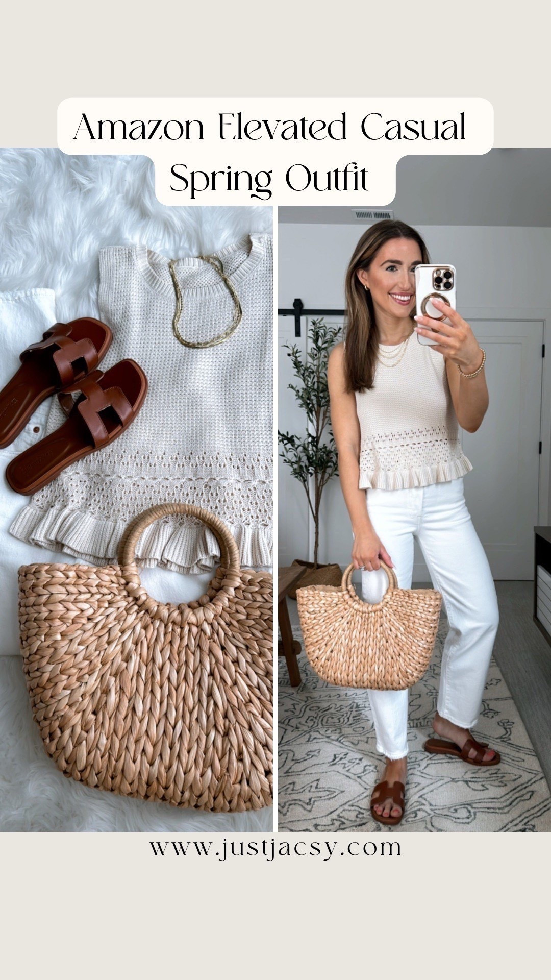 Amazon Elevated casual spring outfit! White jeans are soo good- by Levi’s. I tagged other ones too I love!
Cute crochet knit top

Spring fashion, vacation outfit, summer outfit 

#LTKSeasonal #LTKWatchNow #LTKSaleAlert