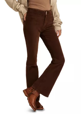 Lucky Brand Women's Stevie Flare Corduroy Pants | Belk