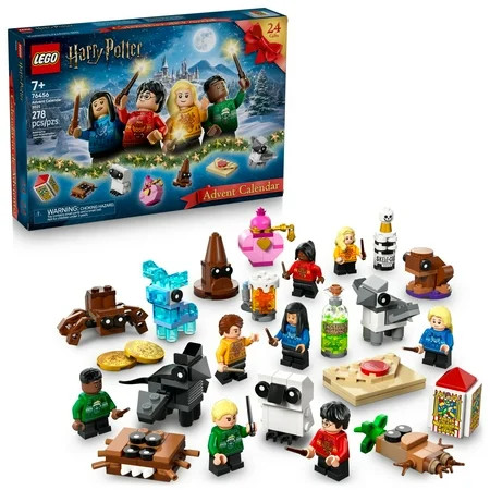LEGO Harry Potter Advent Calendar 2025 Kids Toy - Holiday Countdown for Boys & Girls, 7+ - 24 Buildable Surprises, Including Harry, Draco & Luna Minifigures - Kids Gift Idea for Christmas - 76456 | Walmart (US)