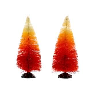 6" Mini Orange Candy Corn Halloween Tabletop Trees by Ashland®, 2ct. | Michaels Stores