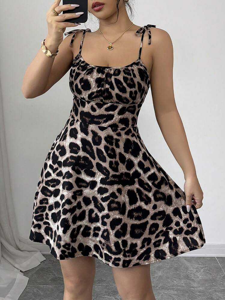 Leopard Floaty Dress | SHEIN