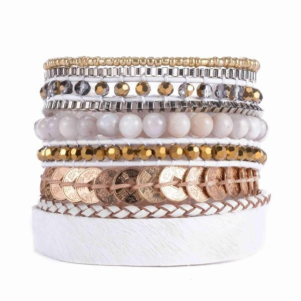 Mendoza - White & Gold | Victoria Emerson