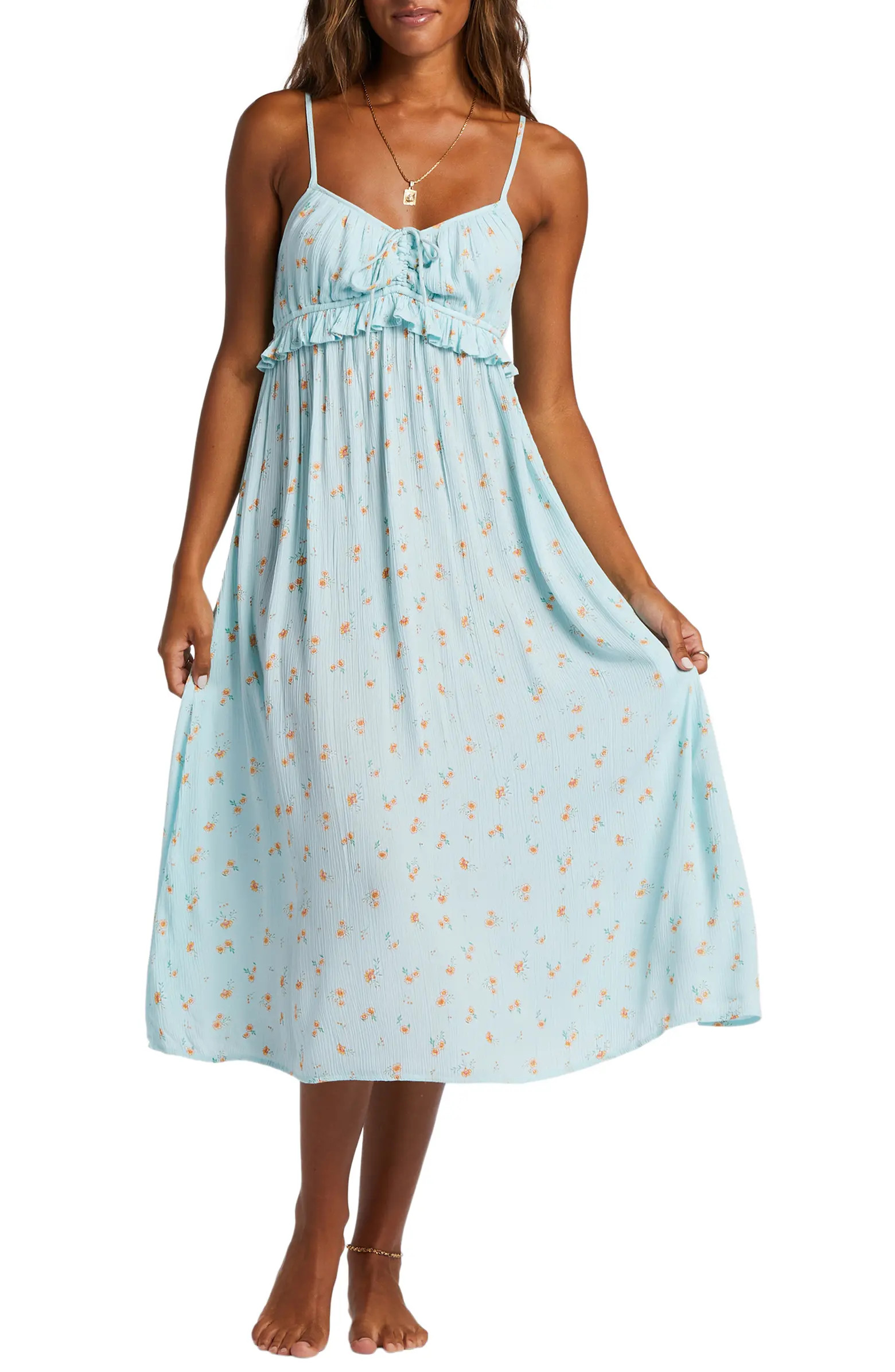 Rebel Heart Floral Midi Sundress | Nordstrom