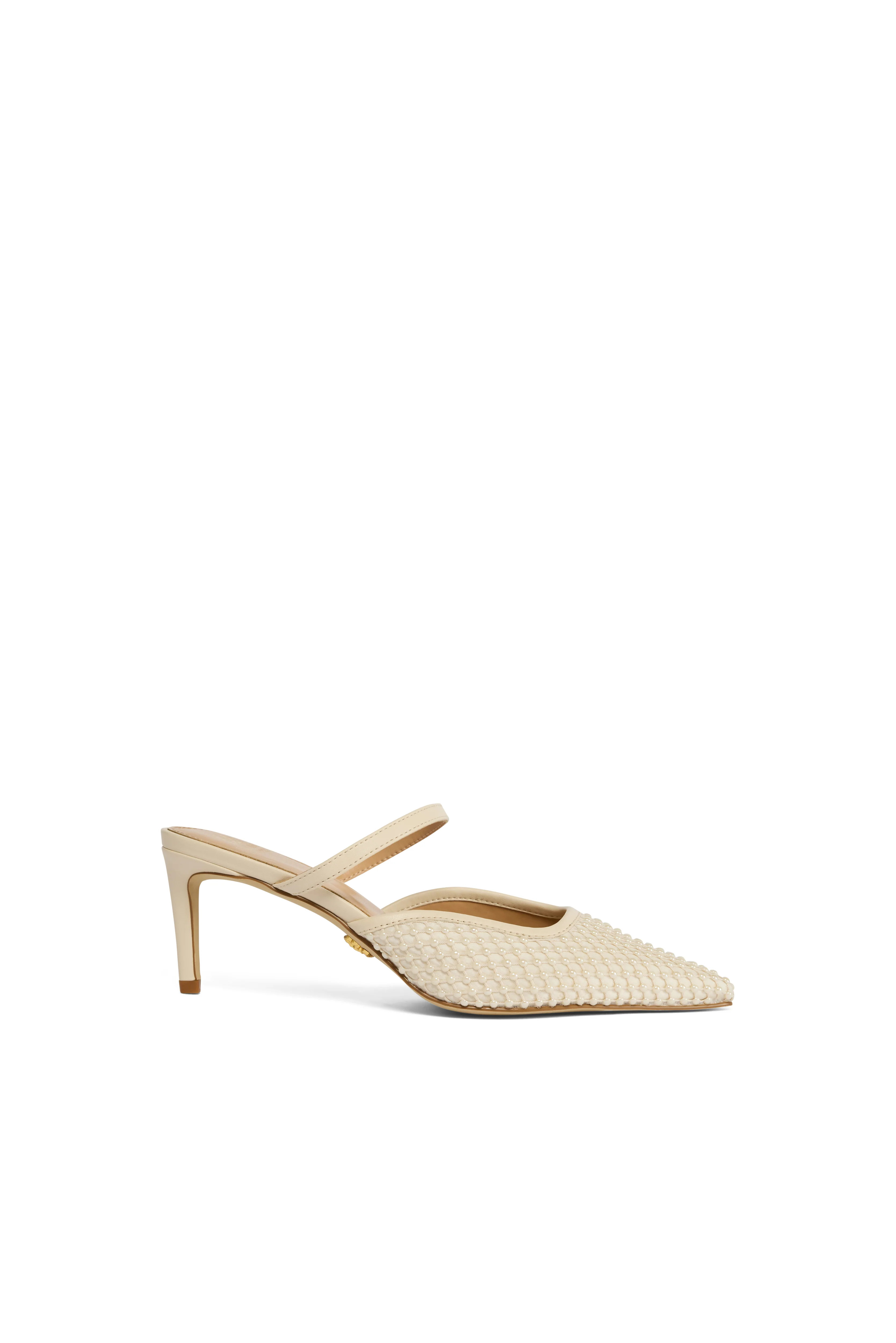 Wear All Day Vienna Pearl Heel (Champagne Pearl) | Holland Cooper