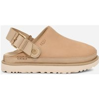 UGG® Goldenstar Villa Clog in Brown, Size 7.5, Nubuck/Polyester/Leather | UGG (UK)