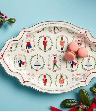 Mud Pie Winter Wonderland Nutcracker Christmas Platter | Dillard's | Dillard's