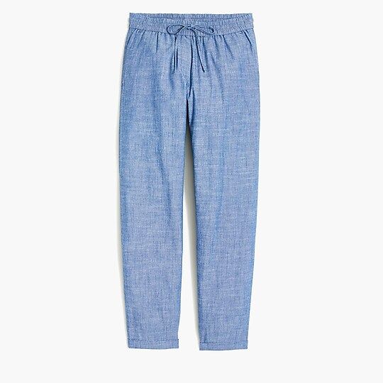 Chambray drawstring pant | J.Crew Factory