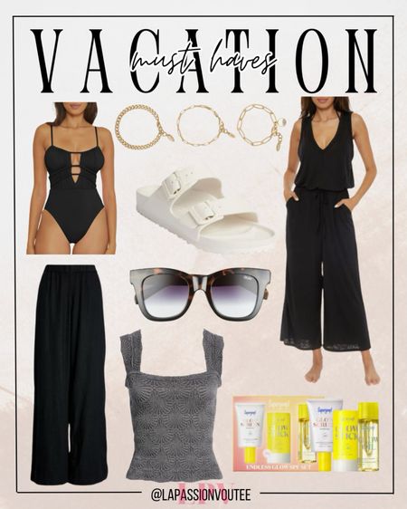 Pack light, but pack smart. These vacation essentials will elevate your travel experience to new heights. From practical must-haves to indulgent luxuries, ensure your getaway is filled with comfort, style, and unforgettable moments. Prepare to jet-set with all the essentials in tow!

#LTKTravel #LTKStyleTip #LTKSeasonal