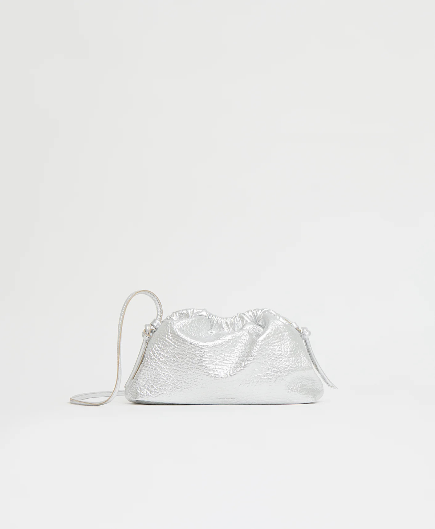 Mini Cloud Clutch - Silver | MANSUR GAVRIEL