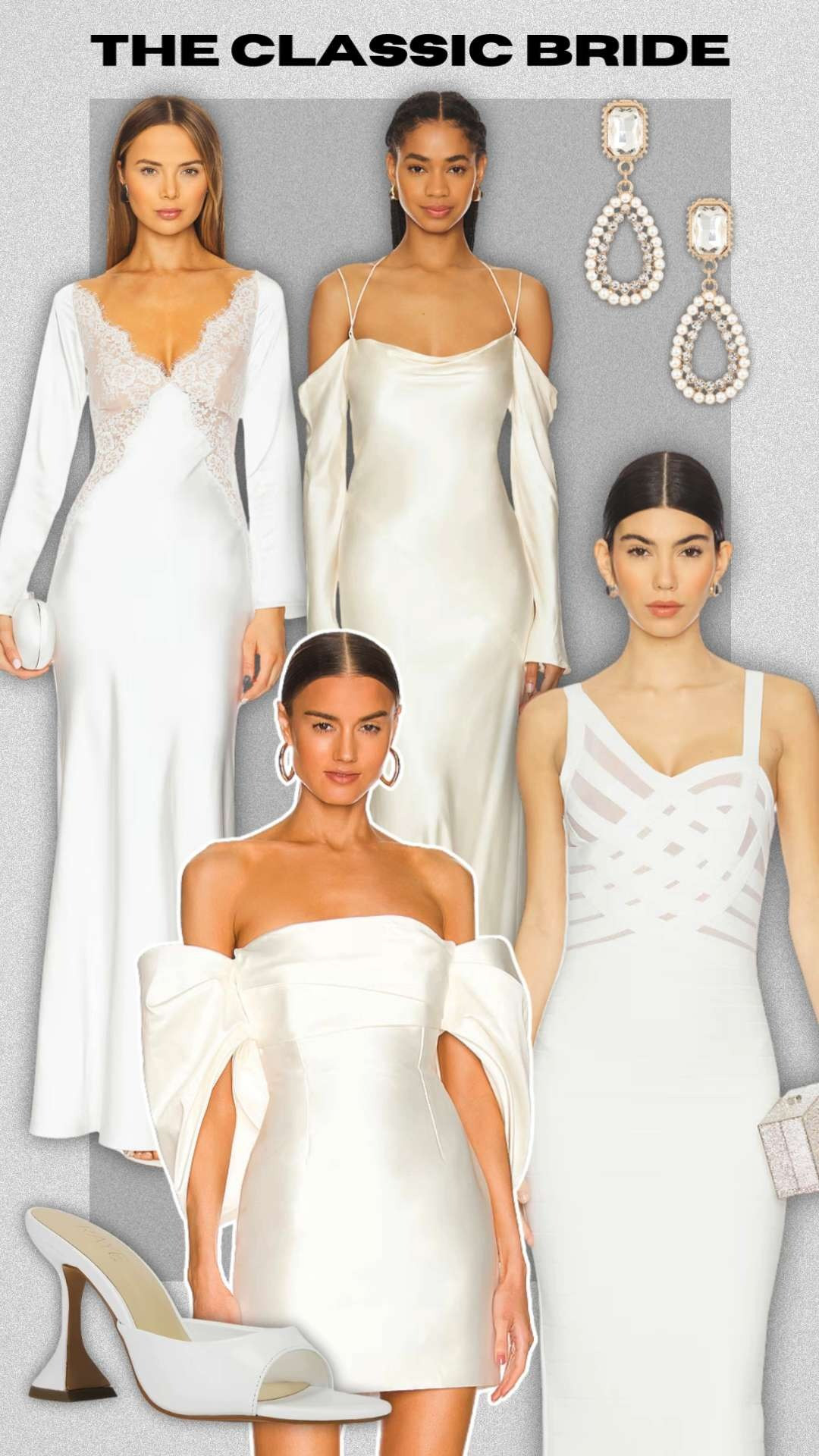 Timeless elegance for the modern bride 🤍 This Classic Bride Outfit Edit features refined white dresses, feminine details, and chic bridal accessories—all from Revolve’s Classic Bride Collection. Whether you’re planning your bridal shower, rehearsal dinner, or honeymoon look, these sophisticated picks are perfect for every pre-wedding moment. Linked on my LTK for your wedding wardrobe goals 💍✨

#ClassicBrideStyle #BridalOutfitInspo #RevolveBride #WhiteDresses #ModernBrideLooks #RehearsalDinnerDress #BridalShowerOutfit #RevolveWedding #WeddingWardrobeEdit #LTKWedding #LTKBridal #WeddingGuestStyle #ElegantBrideStyle #RevolveOutfits #BridalFashionEdit 

 #LTKSeasonal #LTKStyleTip #LTKWedding