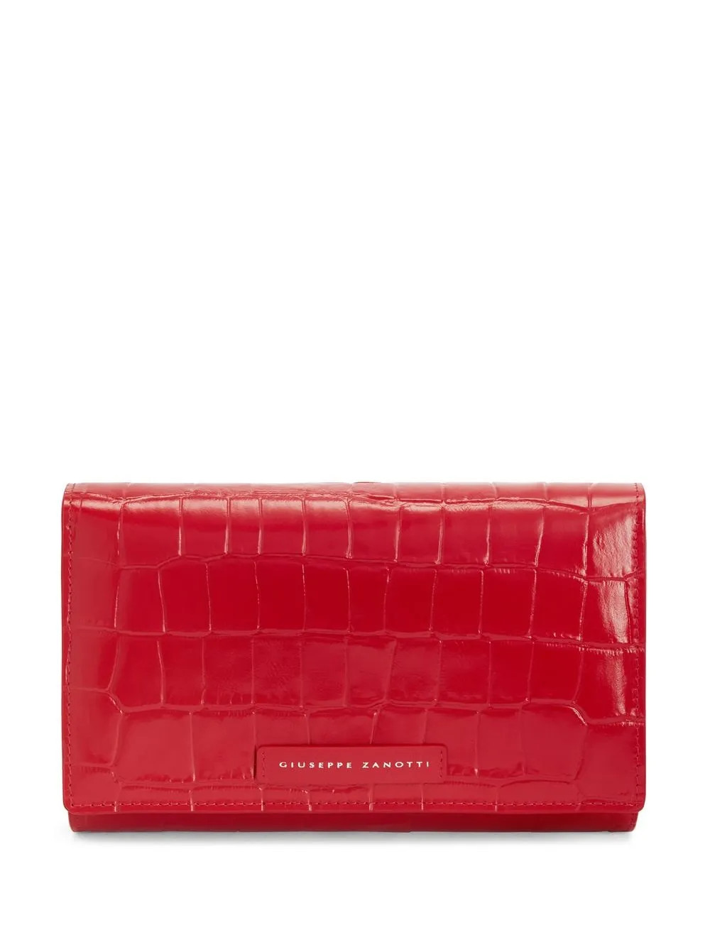 Wendy crocodile effect clutch bag | Farfetch Global