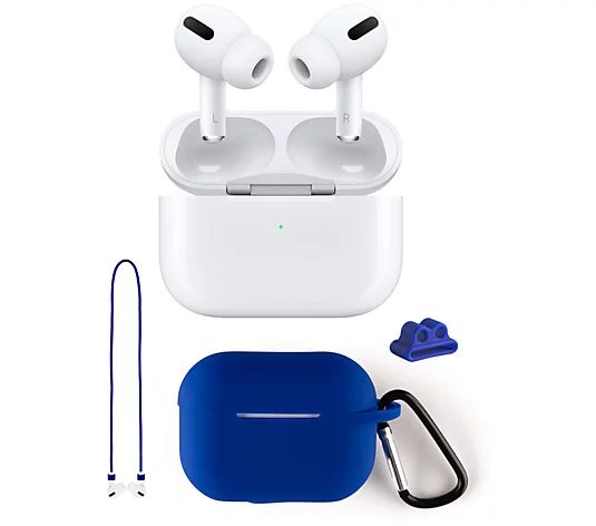 Apple AirPods Pro Headphones with Accessories Bundle | QVC