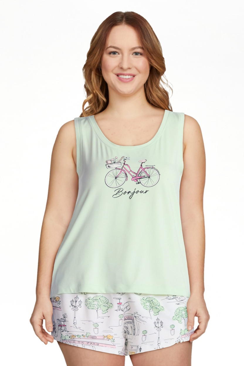 Joyspun(4.7)|1,045 Joyspun Women's Tank Top and Shorts Pajama Set, 2-Piece, Sizes XS-3X  Free 90-... | Walmart (US)