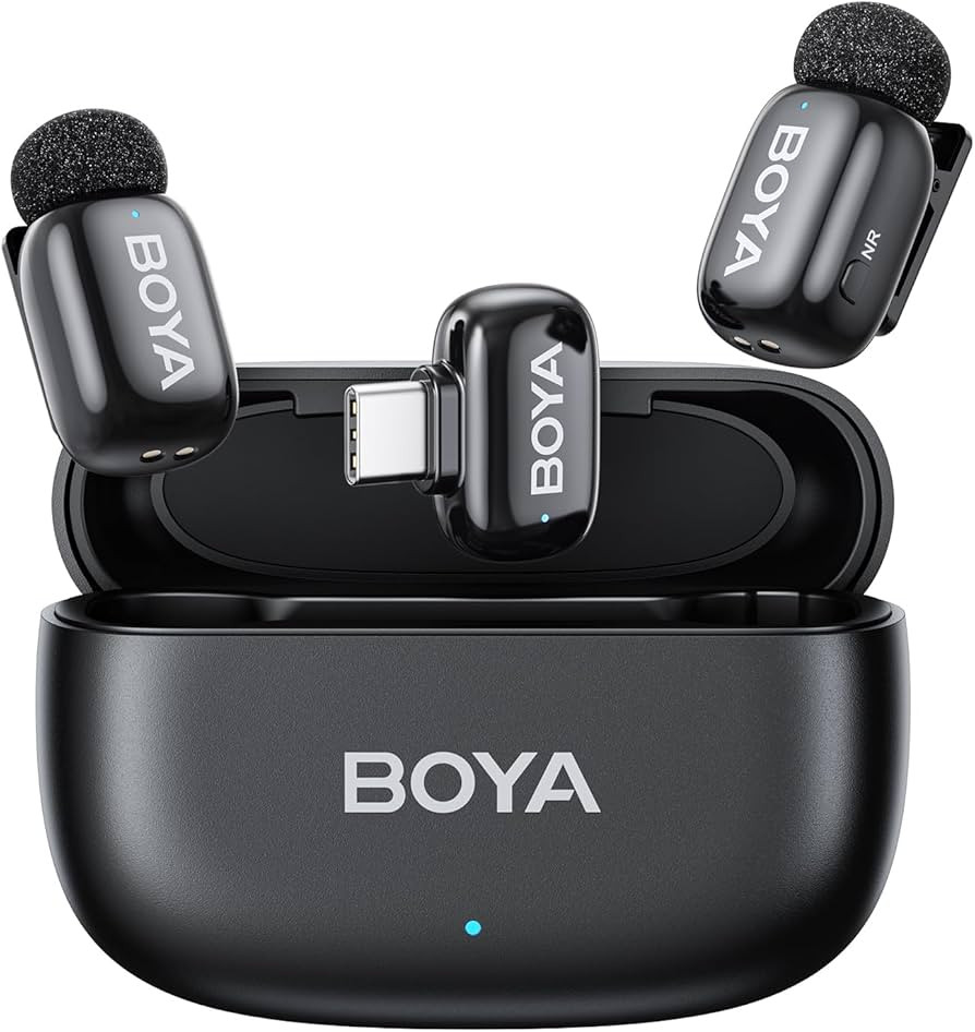 BOYA mini Wireless Lavalier Microphone for Android/Tablets/PC with USB C Plug,Noise Reduction,30H... | Amazon (US)