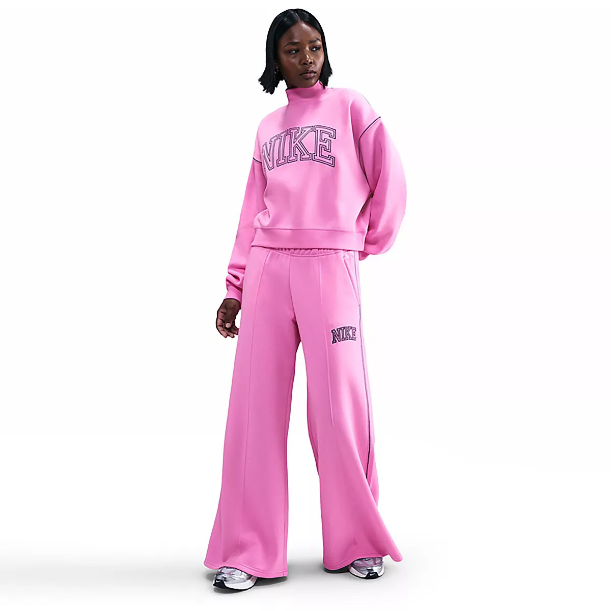 Nike Women's Nike Sportswear Phoenix Fleece Mock Neck Sweatshirt | Academy Sports + Outdoors