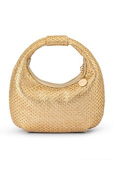 olga berg Eden Woven Bag in Gold from Revolve.com | Revolve Clothing (Global)