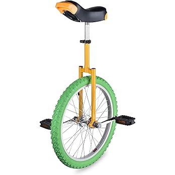AW 16/18/20/24 Inch Wheel Outdoor Unicycle Adjustable Seat Exercise Bicycle Fit Adults Kids Outdo... | Amazon (US)