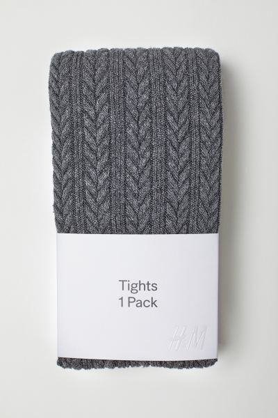 Textured-knit tights with an elasticized waistband. | H&M (US + CA)