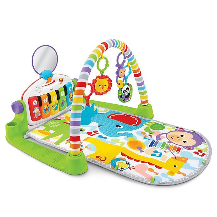 Fisher-Price® Deluxe Kick and Play Piano Gym in Green | buybuy BABY