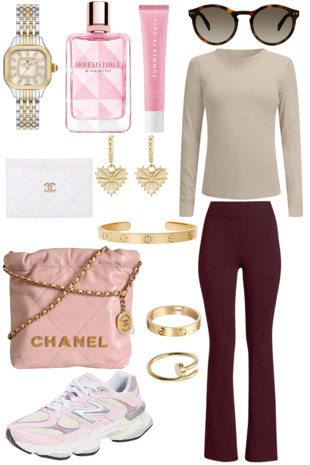 Lululemon hold tight tee in sheer oak (6) with align flares in garnet (4)



#LTKStyleTip #LTKFindsUnder100 #LTKActive