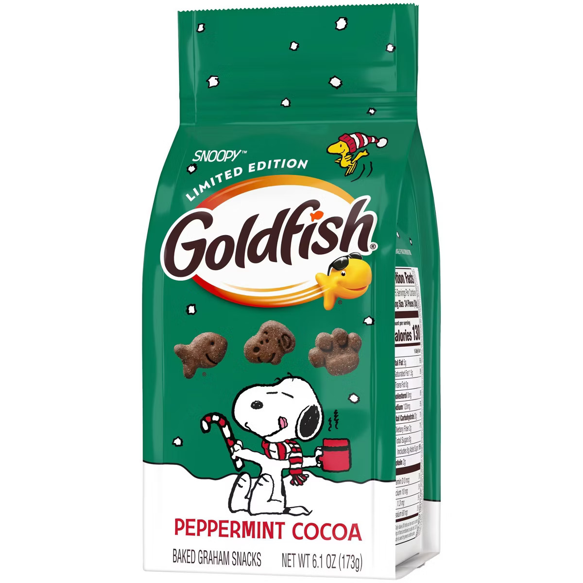 Goldfish Holiday Peppermint Cocoa Graham Cookies - 6.1oz | Target