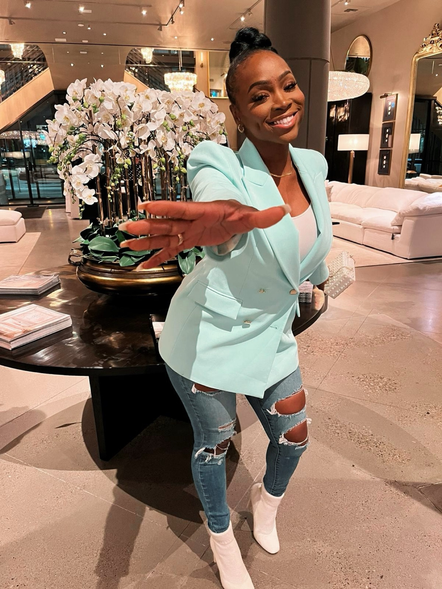 Original blazer is from Zara but added some similar items ✨ blazer, ripped jeans, handbag 

#LTKStyleTip #LTKU