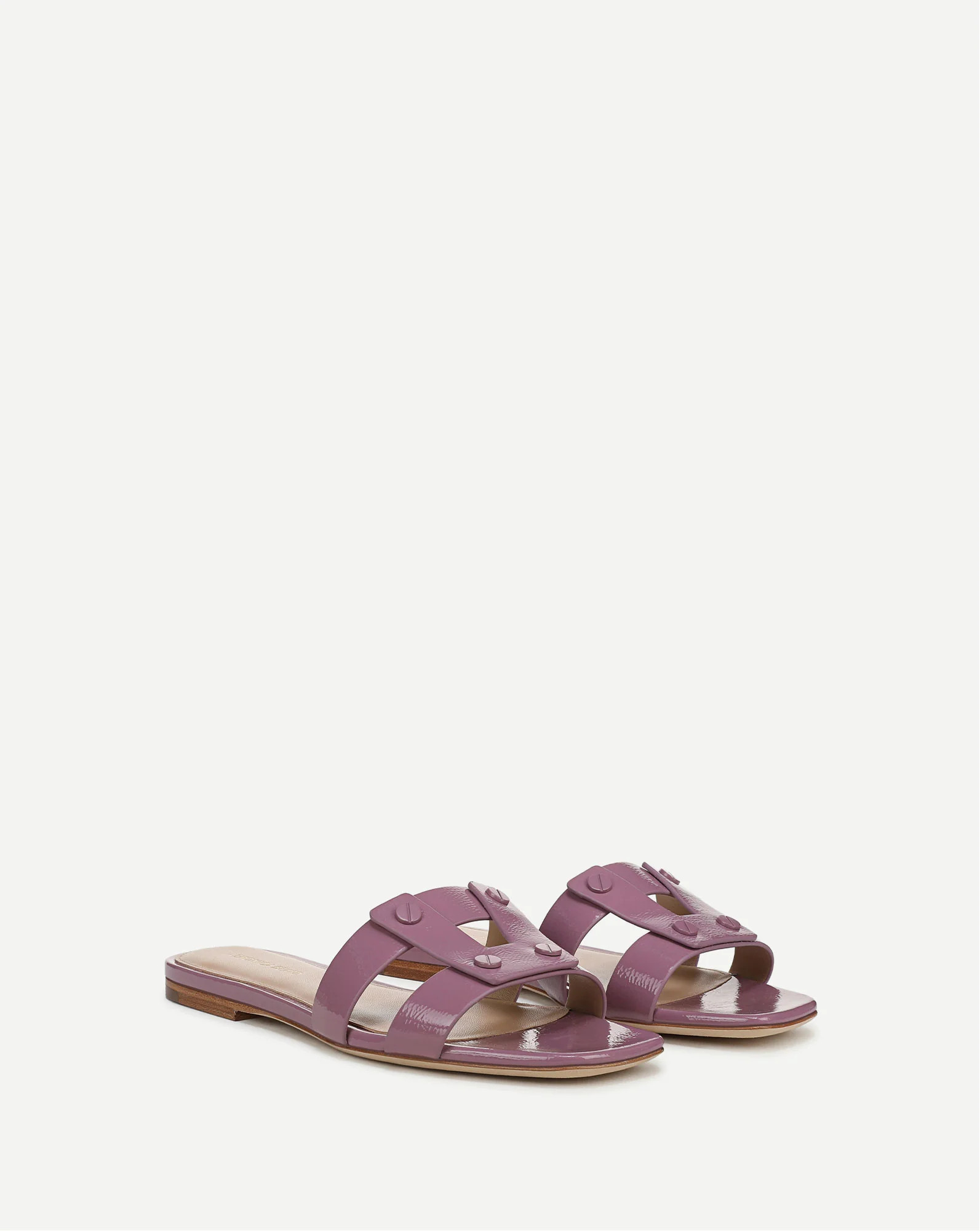 Via Slide Sandal in Snakeskin Ecru Multi | Veronica Beard | Veronica Beard