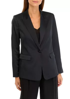 Wonderly Women's Relaxed Satin Blazer | Belk