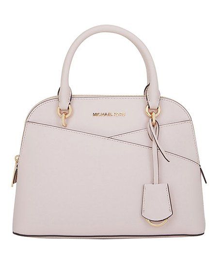 Powder Blush Jet Set Travel Medium Dome Leather Satchel | Zulily