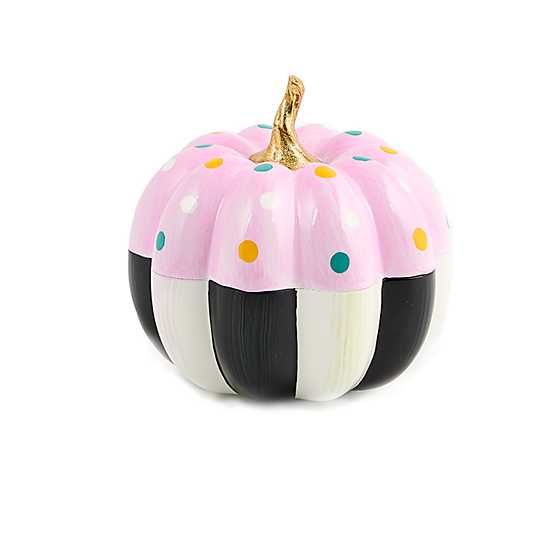 Cotton Candy Mini Dot Pumpkin | MacKenzie-Childs