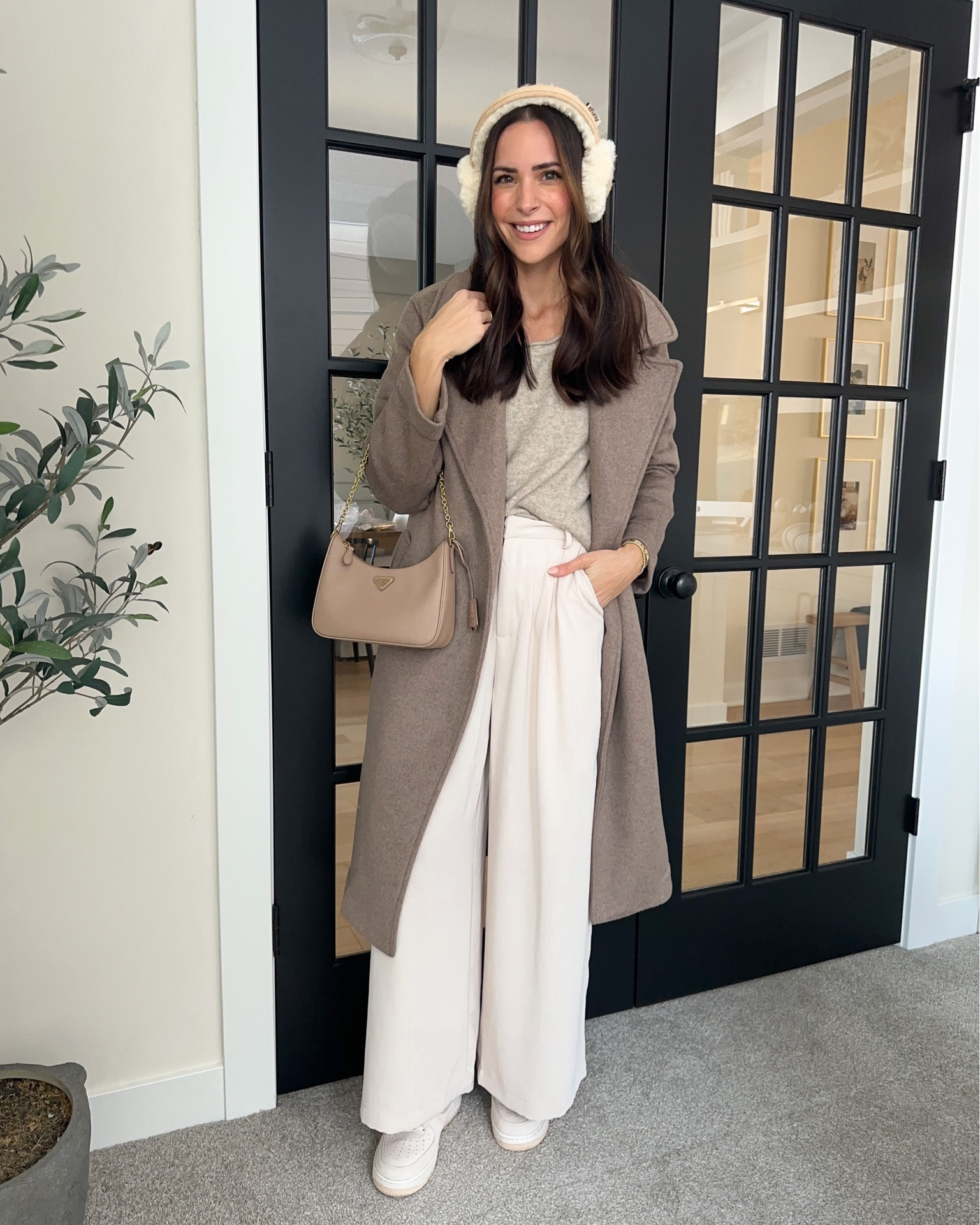 Coat: true to size (S) oversized 
Sweater: TTS (S) soft, warm, not itchy! 
Amazon trousers: TTS (S) 5’7” 
Sneakers: TTS 

Electric picks code TAYLOR20
Miranda Frye code STYLED

Amazon Ear muffs that look like UGG 😍 

#LTKSeasonal #LTKunder50 #LTKFind