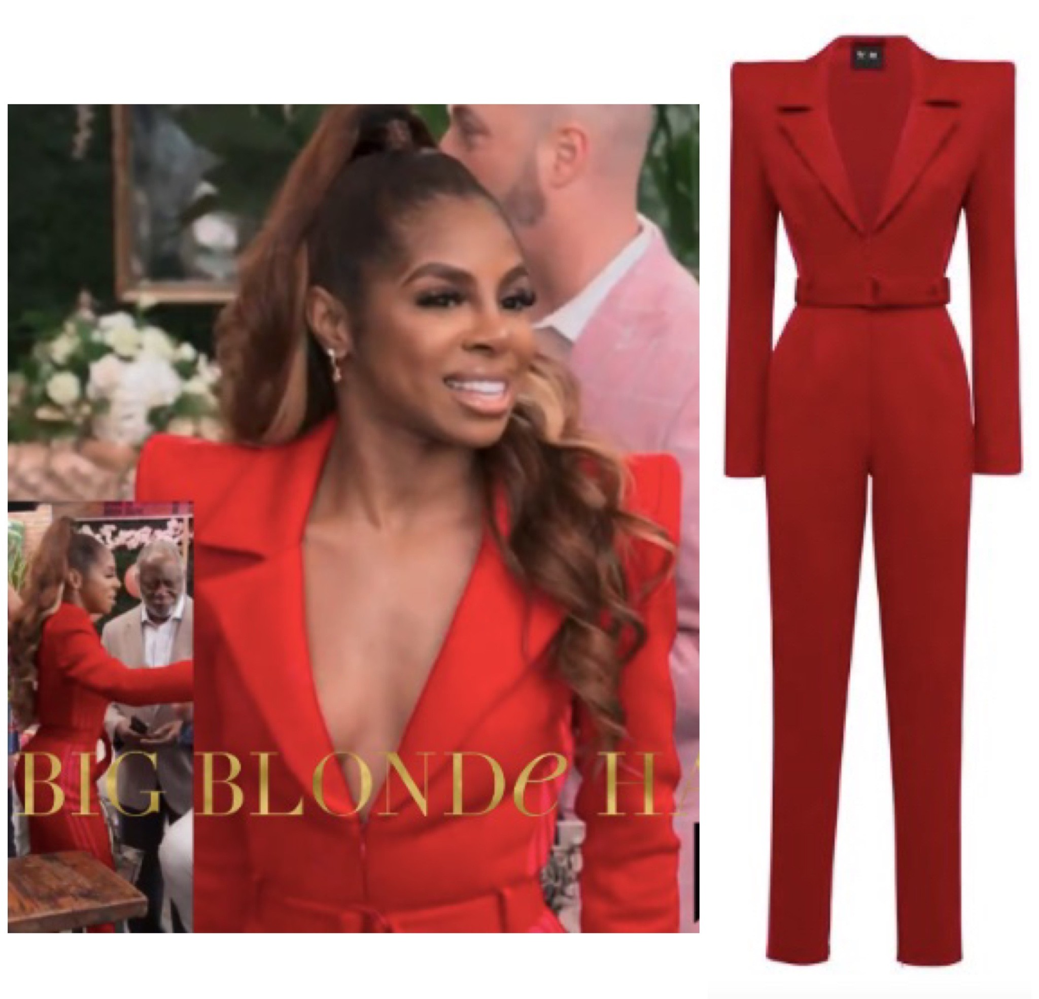 ivy park jumpsuit 3.0 red