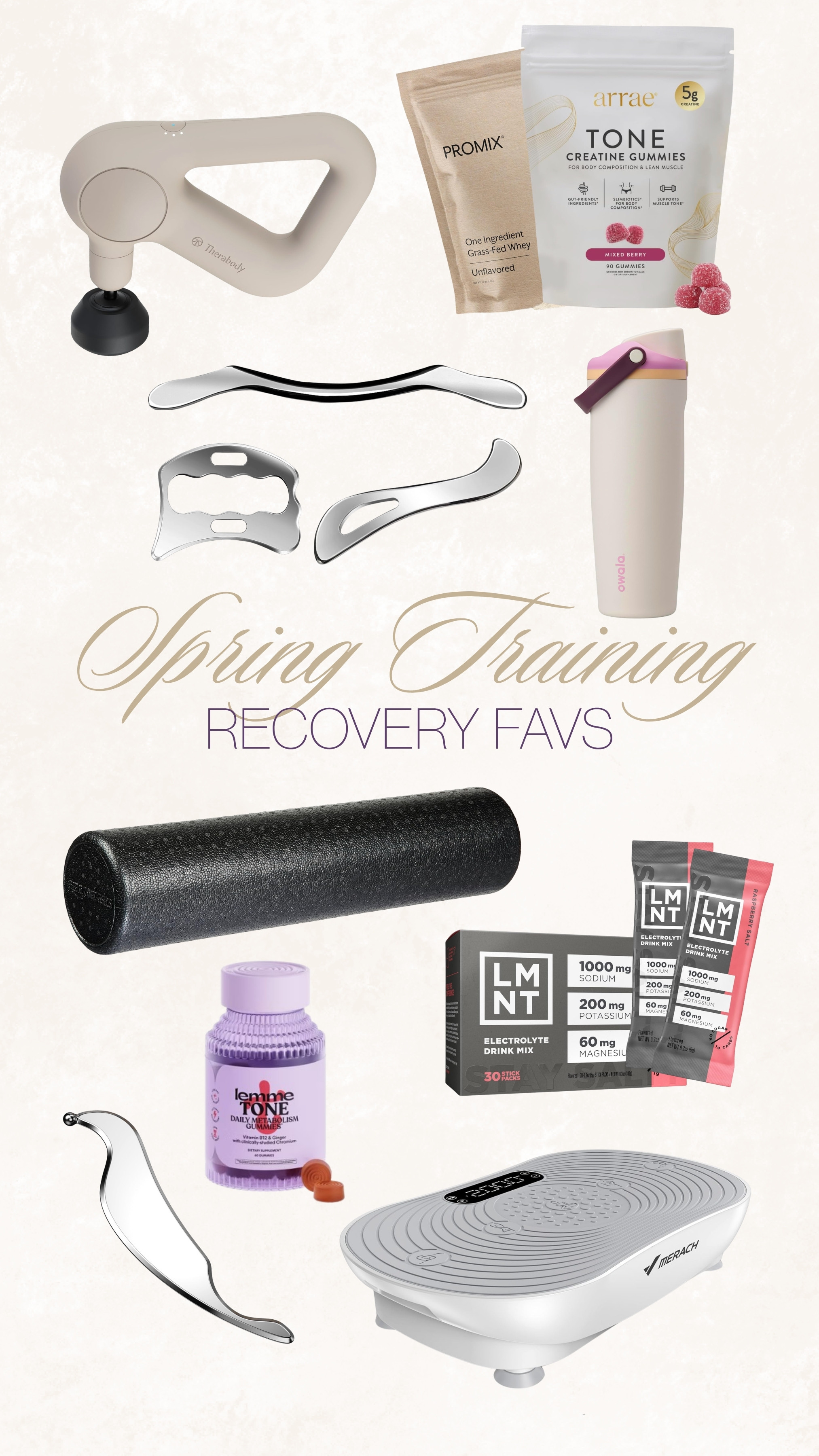 Fitness & Recovery – the two go hand in hand. There is so much to be said for a quality recovery program. Implementing these elements into your everyday will help you recover faster & show up stronger. Here's a few of my favs right now.  

 #LTKfitnessgoals #LTKselfcare #LTKActive