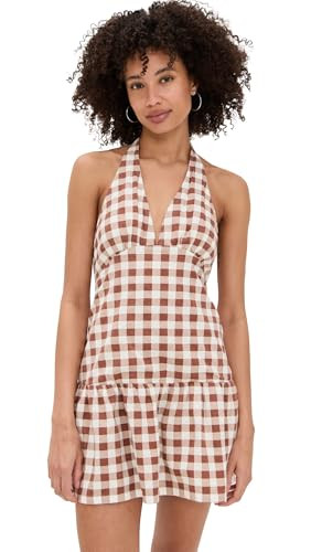 Free People Women's Cecil Mini Dress, Brown Patina Combo, L | Amazon (US)