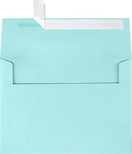 LUXPAPER A7 Invitation Envelopes for 5 x 7 Cards in 80 lb. Seafoam, Printable Envelopes for Invit... | Amazon (US)
