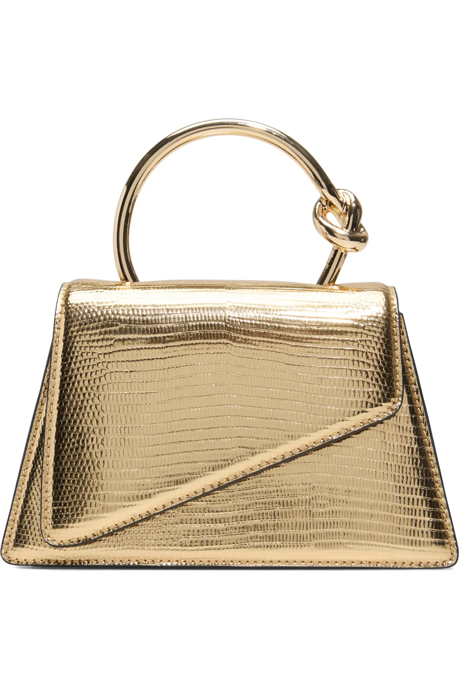 Aellaax Snakeskin Embossed Faux Leather Top Handle Bag | Nordstrom | Nordstrom