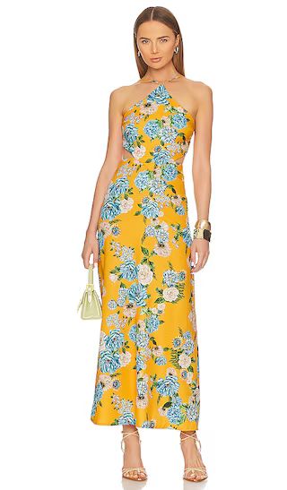 x REVOLVE Indria Dress in Yellow Floral | Revolve Clothing (Global)
