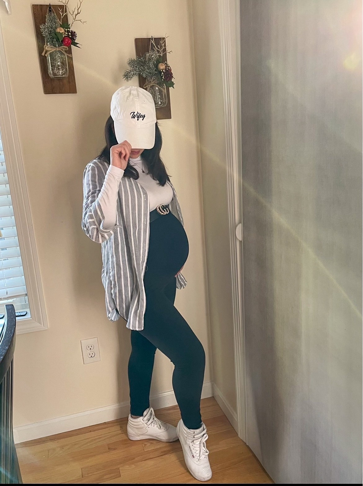 #matenityleggins #wifeyhat #comfy #fallvibes #mamatobe #maternityshirt #maternitybodysuit #maternityclothes 

#LTKBump #LTKBaby #LTKSaleAlert