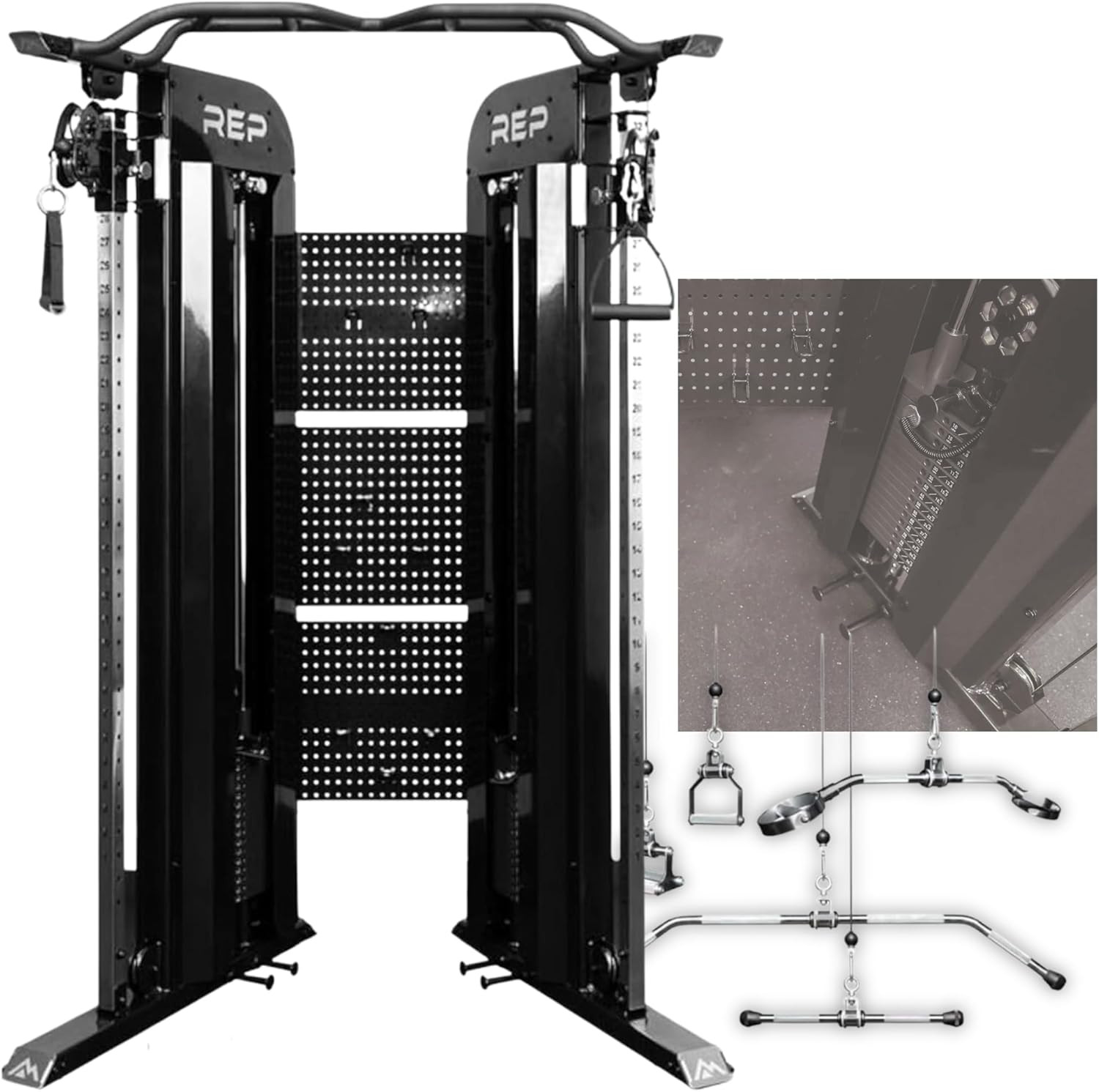 REP Fitness Arcadia™ Functional Trainer- All in one Functional Trainer and Cable Machine for Home and Garage Gym!- Optional Weight Stack Upgrades and Attachment Packages | Amazon (US)