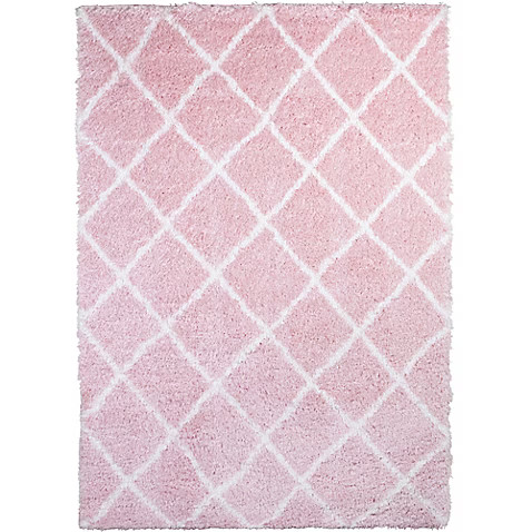 Home Dynamix Oxford Shag Area Rug in Pink | Bed Bath & Beyond