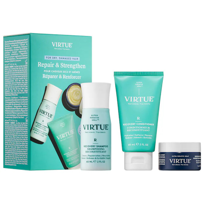 Hydrating Recovery Discovery Set for dry, Damaged & Colored Hair - Virtue | Sephora | Sephora (US)