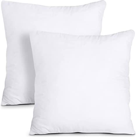 Utopia Bedding Throw Pillows Insert (Pack of 2, White) - 28 x 28 Inches Bed and Couch Pillows - I... | Amazon (US)