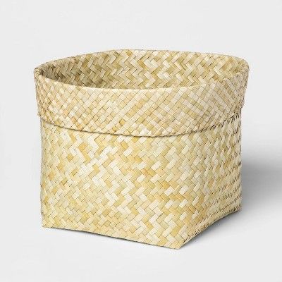 Leaf Basket With Rolled Edge Large - Threshold™ | Target