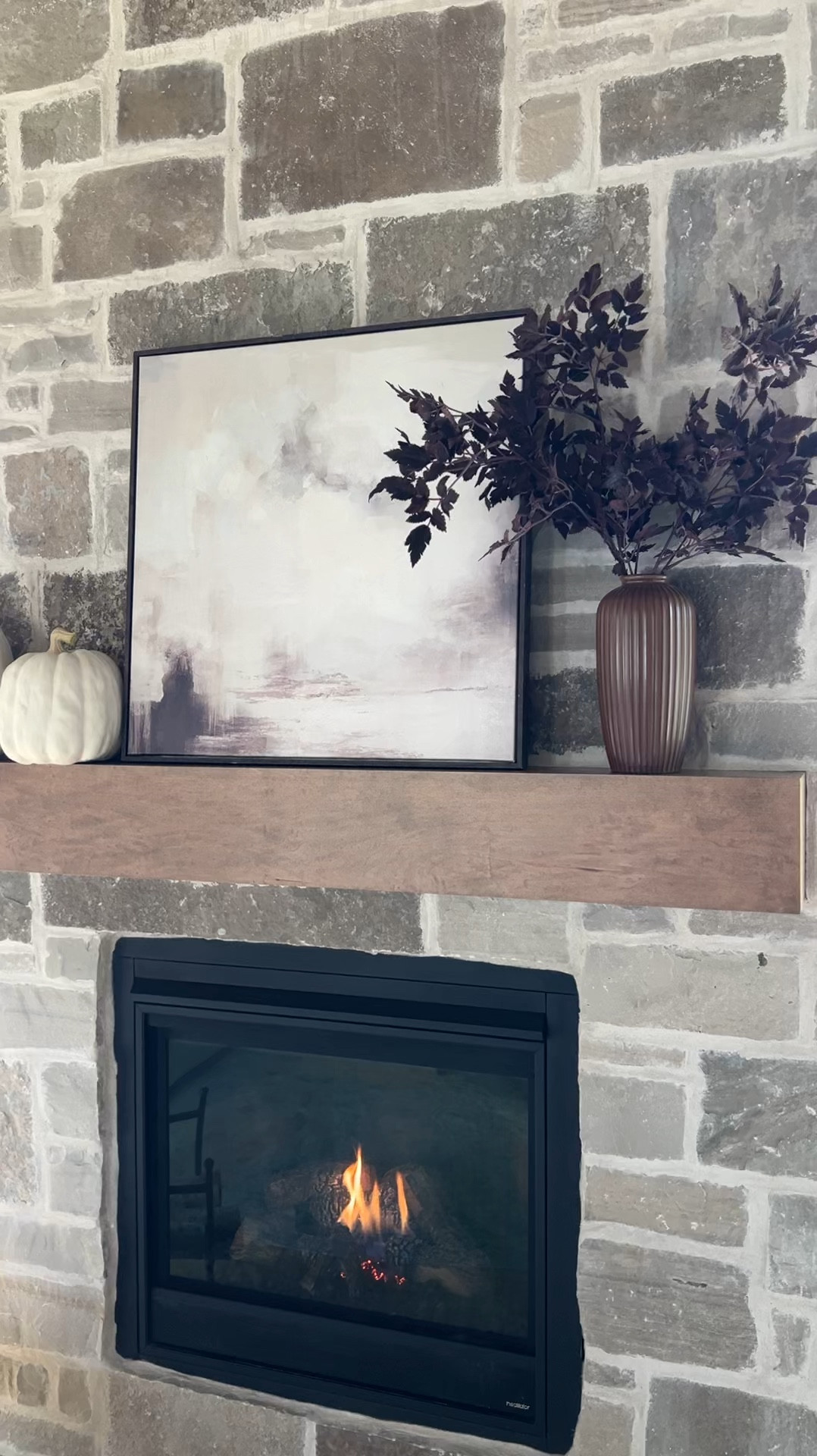 This large moody canvas  is perfect for fall art! 

#LTKHome #LTKVideo #LTKFallSale