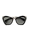 Noir Catwalk Cat's-Eye Sunglasses | Saks Fifth Avenue