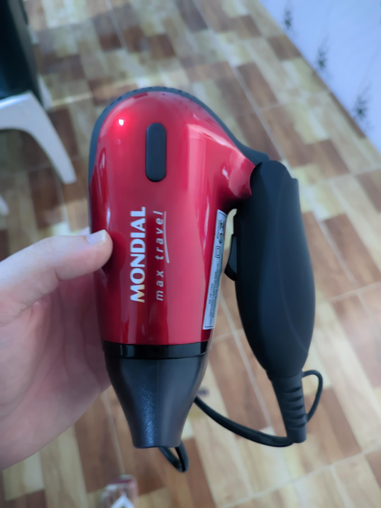 Secador Mondial, Max Travel, Bivolt, Preto/Vermelho, 1200W - SC-10 | Amazon (BR)