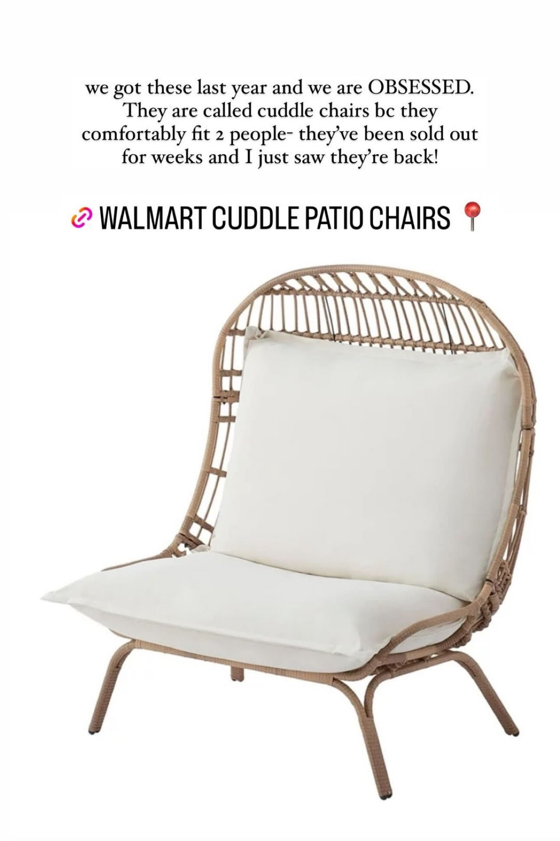 Patio chairs
Walmart outdoor 

#LTKSeasonal #LTKhome #LTKfamily