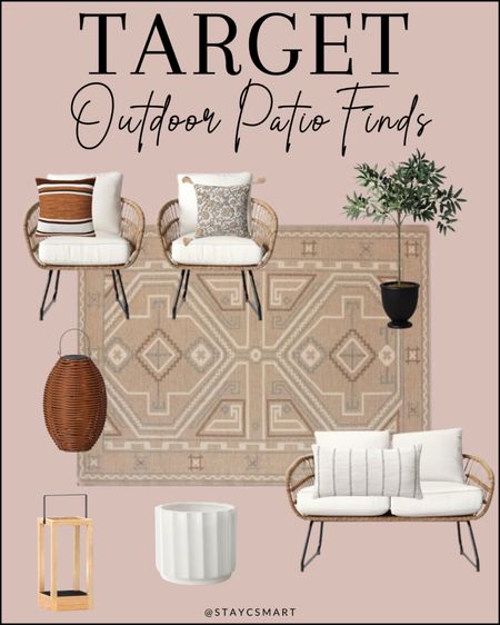 Outdoor patio home decor finds from target. Target home finds, outdoor patio favorites 

#LTKhome #LTKSeasonal