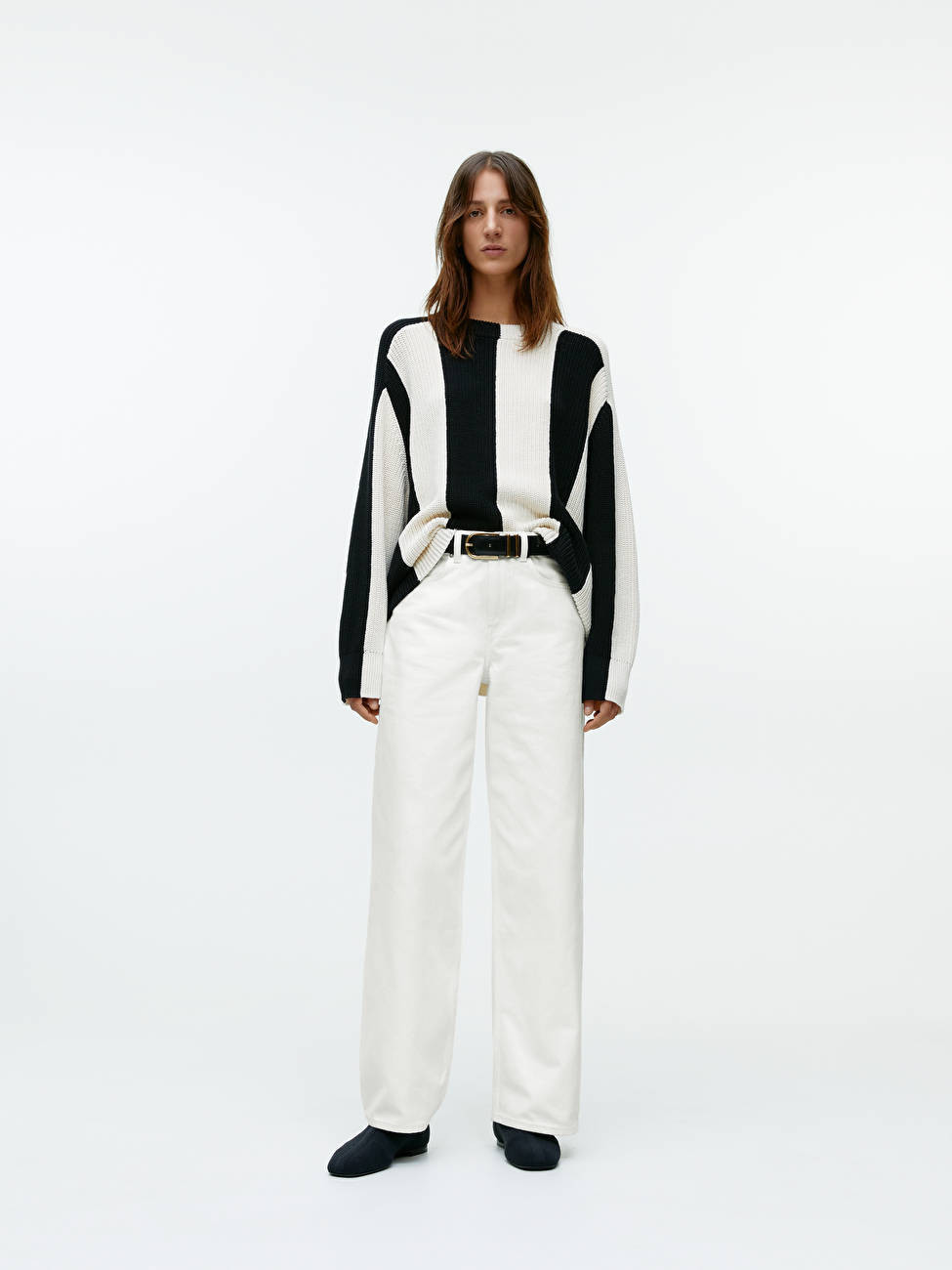 WIDE FULL LENGTH Non-Stretch Jeans | ARKET (US&UK)