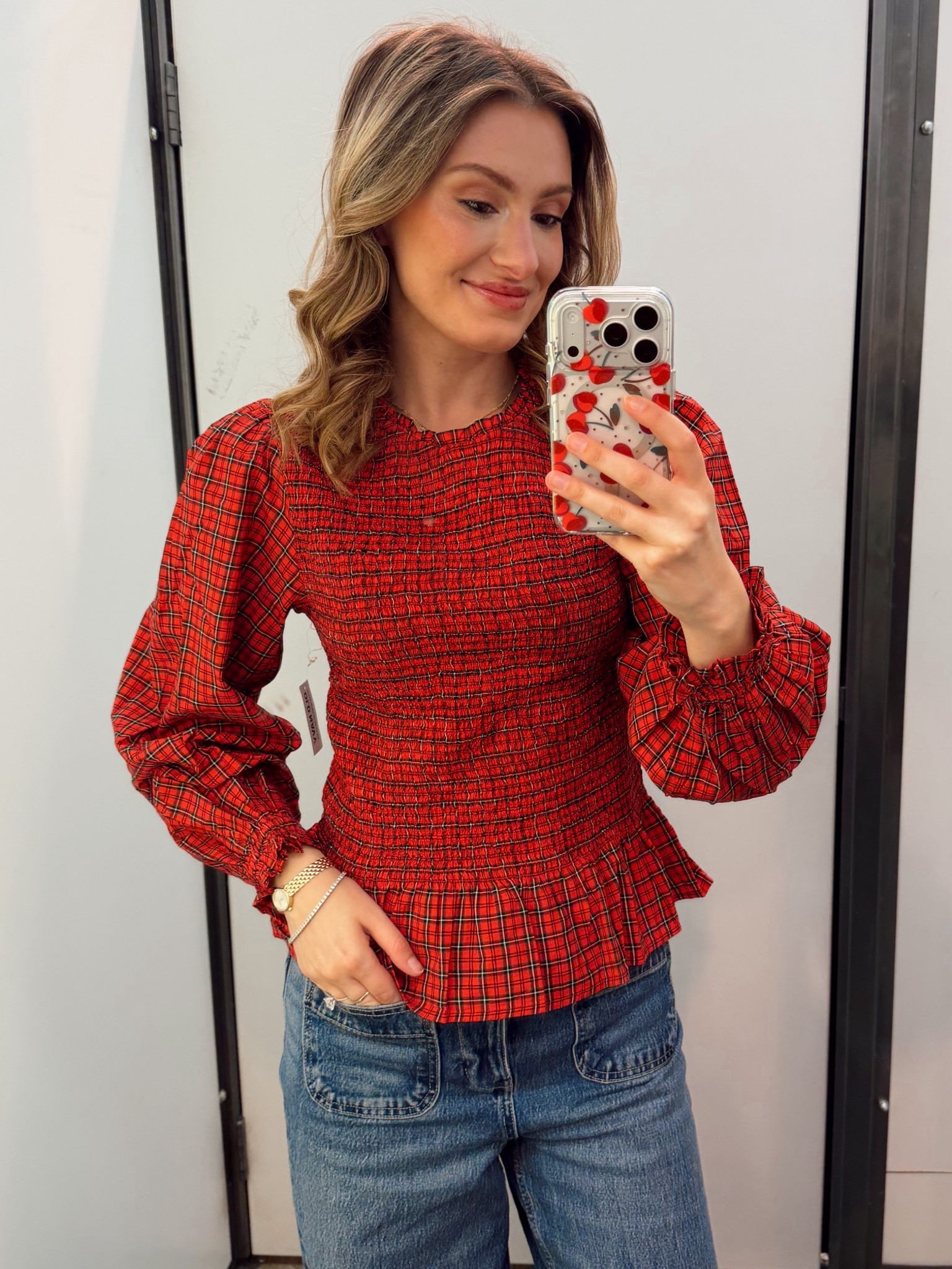 Cutest lil Christmas shirt 😍 I love the plaid and ruffles
Old navy
Christmas outfit 
Red plaid
Walmart jeans


#LTKGiftGuide #LTKHoliday #LTKFindsUnder50